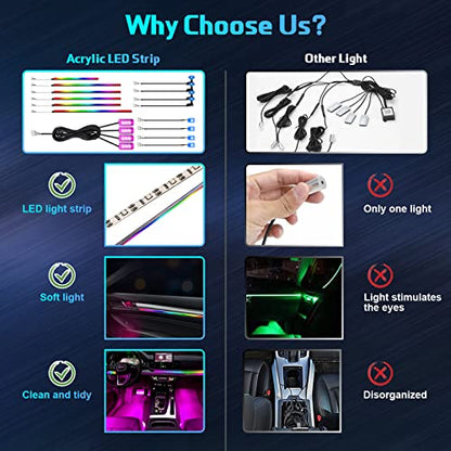 Dreamcolor Acrylic Interior Car Lights
