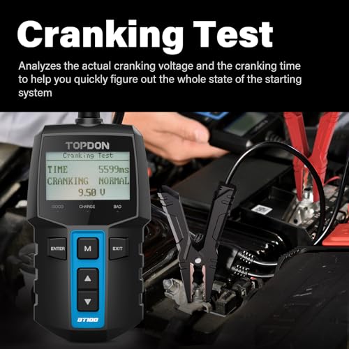 BT100 12V Car Battery Tester