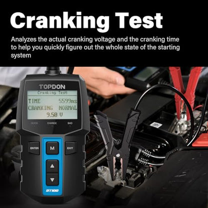 BT100 12V Car Battery Tester