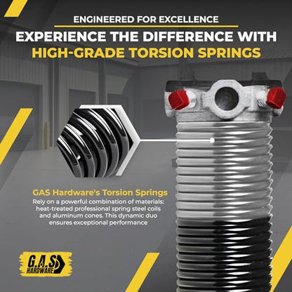 Garage Door Torsion Spring 218x1.75x28 Includes 1” Steel Bearing