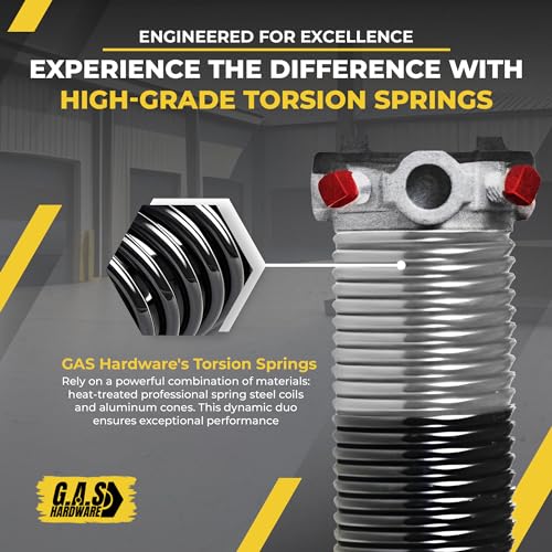 Garage Door Torsion Spring 218x1.75x31 Includes 1” Steel Bearing