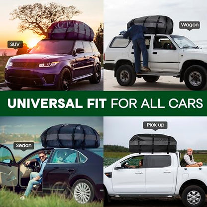 21 Cubic Feet Car Rooftop Soft Shell Cargo Carrier