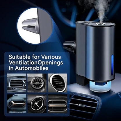 Auto Aromatherapy Smart Car Air Freshener Diffuser with 3 Scent Options