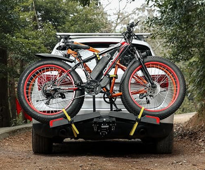 2 E Bike Foldable Hitch Mount Bike Rack for 2" Receiver SUV & Trucks