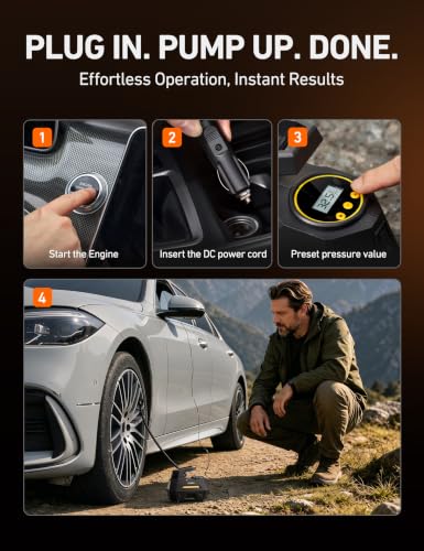 AIRUN H1 Tire Inflator Portable Air Compressor