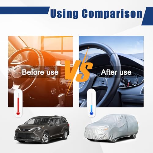 6 Layers Waterproof Car Cover for Toyota Sienna 1997