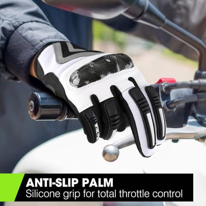 Lightweight Motorcycle Gloves for Men Touchscreen Summer