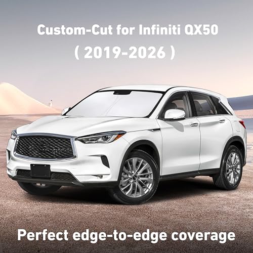 Windshield Sunshade Compatible for Infiniti QX50 2019