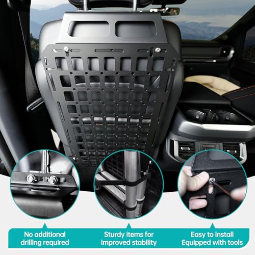 Tactical Seat Back Molle Panel Compatible with 2015