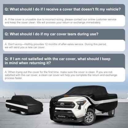 10 Layers Truck Cover Waterproof All Weather Custom Fit Toyota Tacoma
