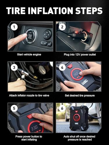 Portable Tire Inflator for Car