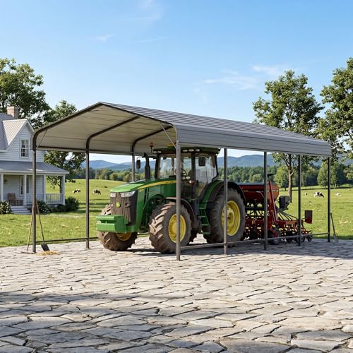 10x20 FT Heavy Duty Metal Carport