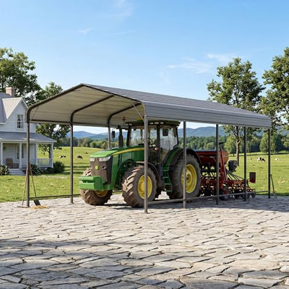 10x20 FT Heavy Duty Metal Carport