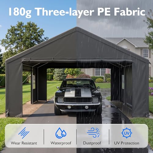 20x20 FT Heavy Duty Carport