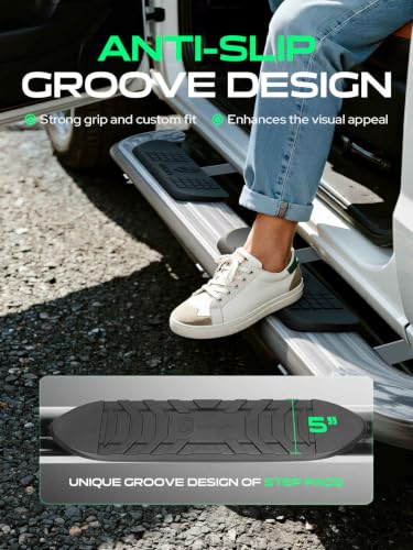 5 Inch Running Boards for Chevy & GMC (2 Count)