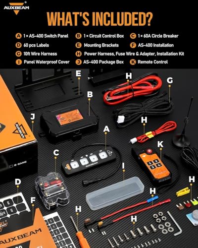AS 400 Slim 4 Gang Switch Panel with Bluetooth APP &Wireless Remote