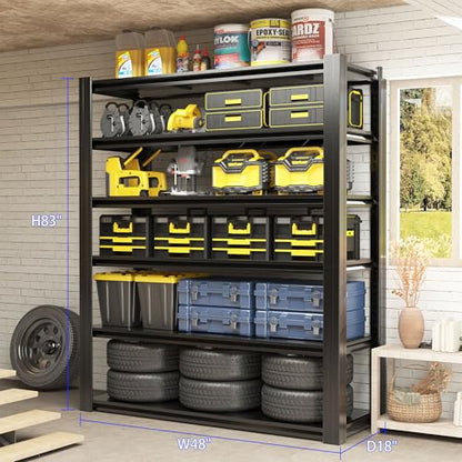 Metal Storage Shelving (5 Count)