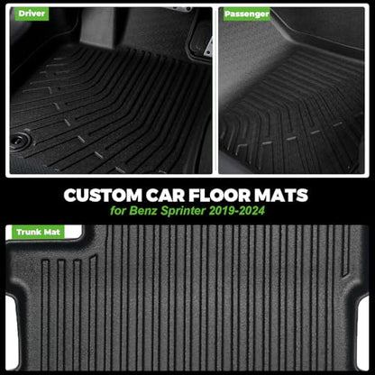 Floor Mats Custom Fit for Benz Sprinter 2500