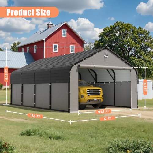 10x16 Heavy Duty Metal Carport