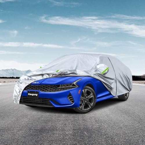 6 Layers Car Cover Custom Fit Kia K5 Sedan from 2021 to 2025