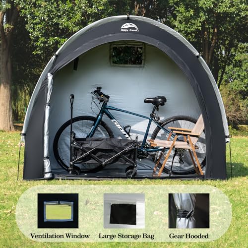 Outdoor Waterproof Bike Storage Tent Shed for 2