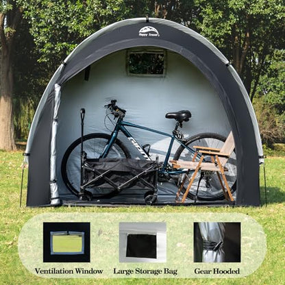 Outdoor Waterproof Bike Storage Tent Shed for 2