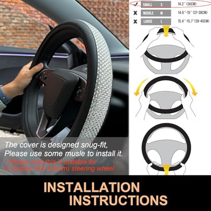 Bling Comfy Steering Wheel Cover for Tesla Model Y
