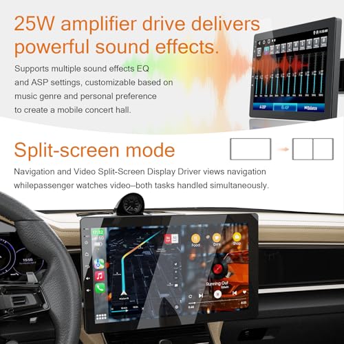 10.1 Inch Single Din 360° Rotatable Car Stereo