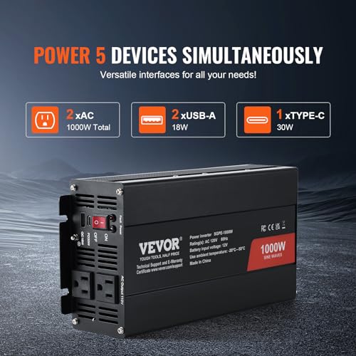 1000W Pure Sine Wave Inverter