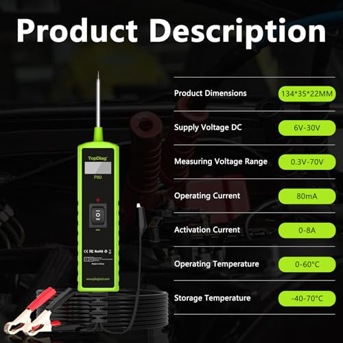 P60 Automotive Power Circuit Probe Tester