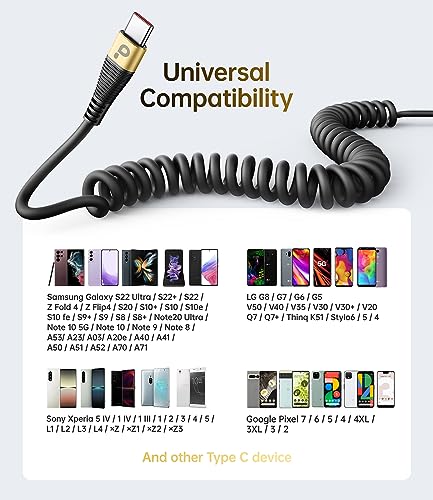 USB C Cable Fast Charging (2 3 feet units)