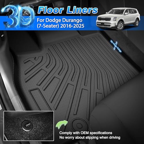 Durango Floor Mats and Cargo Liner w