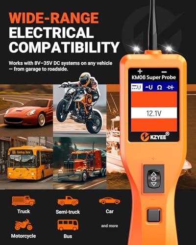 KM06 Automotive Power Circuit Probe Tester 8