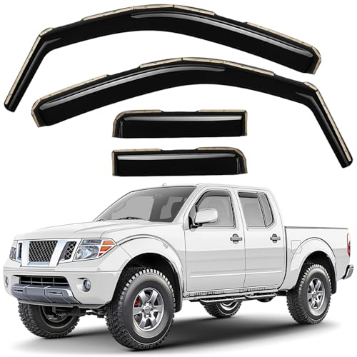 Window Deflectors Smoke Tinted in (4 Count)