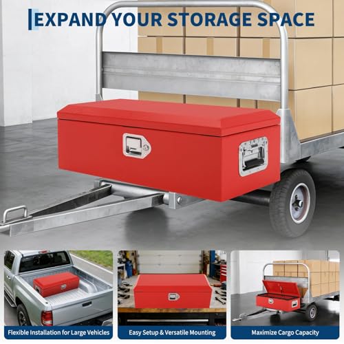 Heavy Duty Steel Metal Tool Box for Truck Bed