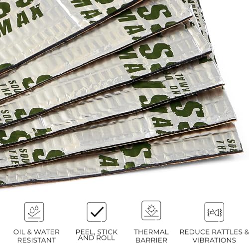 Max 120 mil 6 sqft Car Sound Deadening mat (6 Sq Ft)