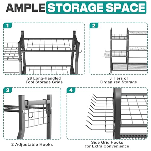Garden Tool Organizer Stand