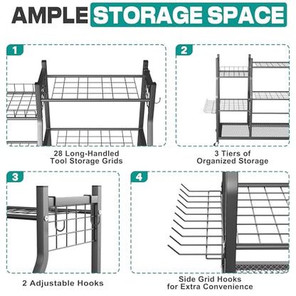 Garden Tool Organizer Stand