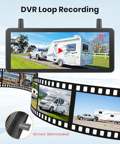 AUTO VOX Wireless Backup Camera Solar Magnetic