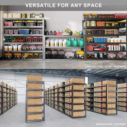 64" Wide 6 Tier Garage Shelving Unit (6 Count)