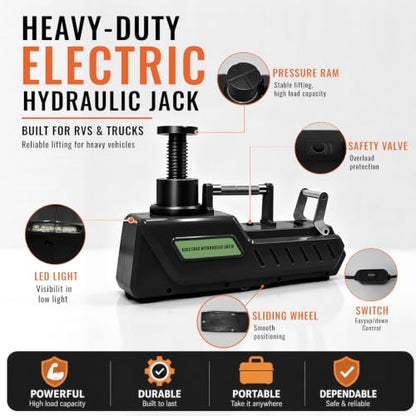 15 Ton 12V Electric car Jack with LED