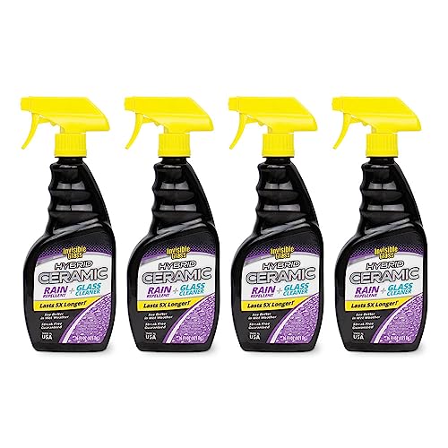 92183 4PK Hybrid Ceramic Rain Repellent and Glass Cleaner (64 Fl Oz)