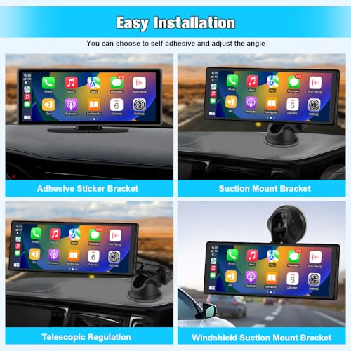 10.26" Carplay Screen for Car Portable