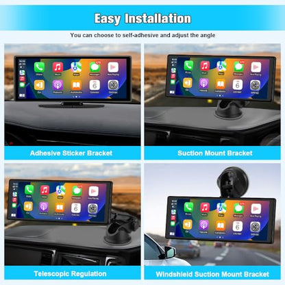 10.26" Carplay Screen for Car Portable