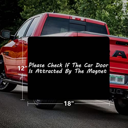 2 Pack Blank Car Door Magnet Sticker (2 Count)