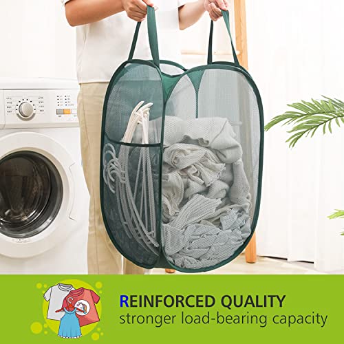Sturdy Mesh Laundry Hamper Basket Bag