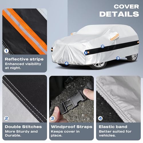 10 Layers Hatchback Car Cover Custom Fit for Ford Fiesta