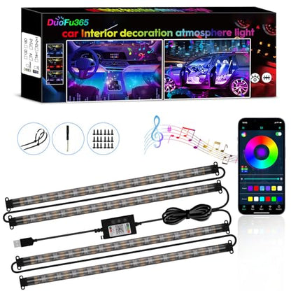 Car Led Strip Lights (4 Count)