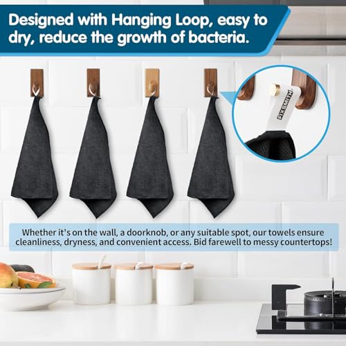 Black Microfiber Cleaning Cloth (24 Count)