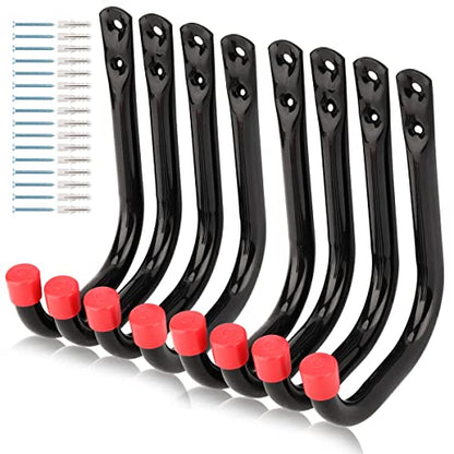 Heavy Duty Steel Garage Storage Utility Hooks (8 Count)